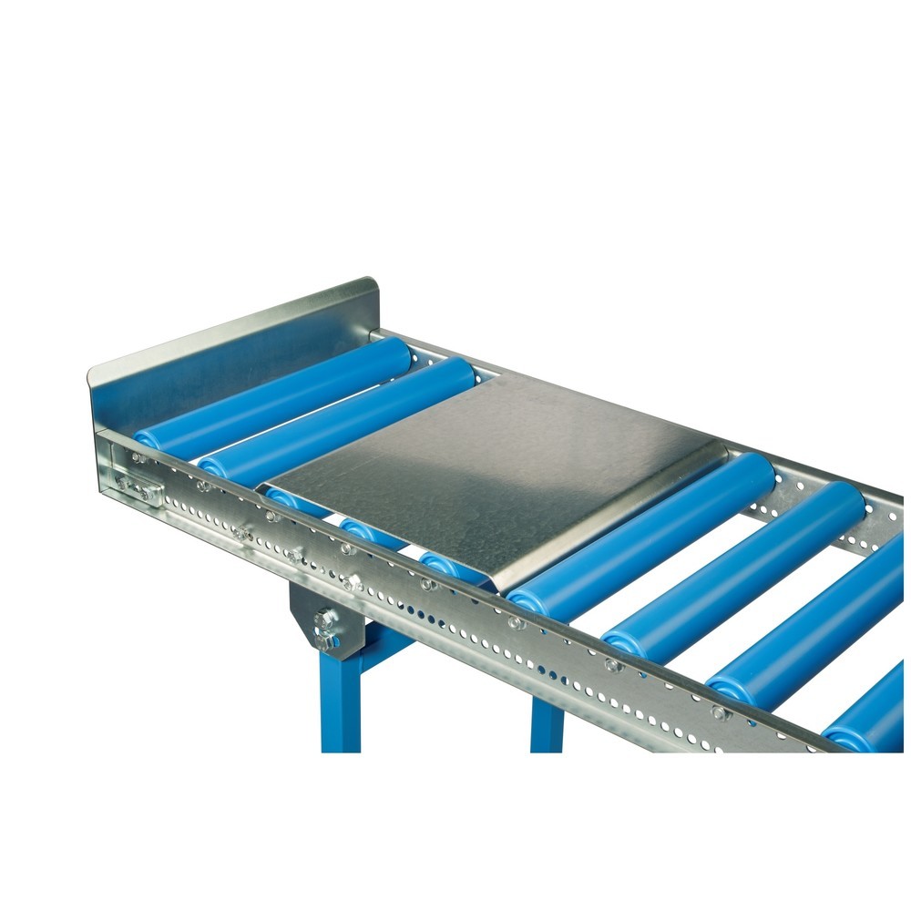 Produktabbildung: Bremsblech für Leicht-Rollenbahnen mit Achsabstand 75 mm, Länge 375 mm