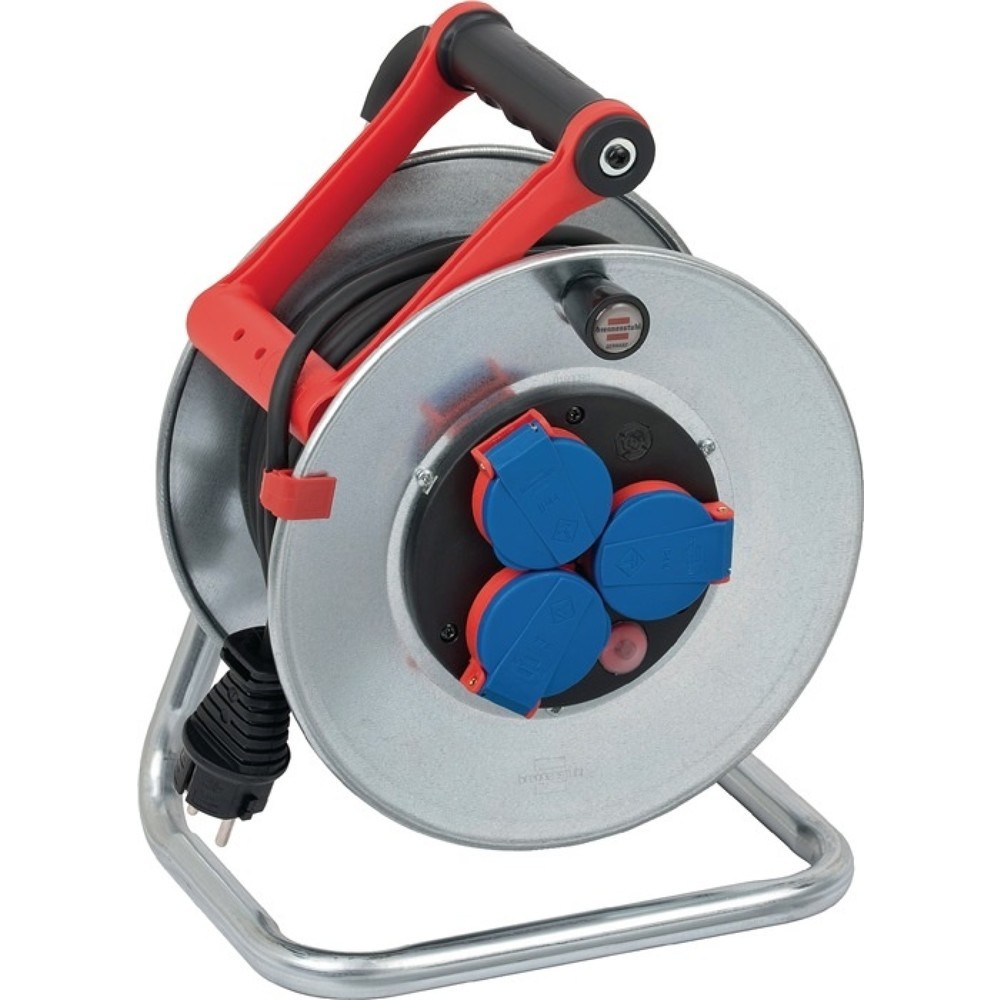 Produktabbildung: brennenstuhl Kabeltrommel Garant S240 25 m N05V3V3 3 x 1,5 mm² 240 mm Schutzkontaktsteckdosen
