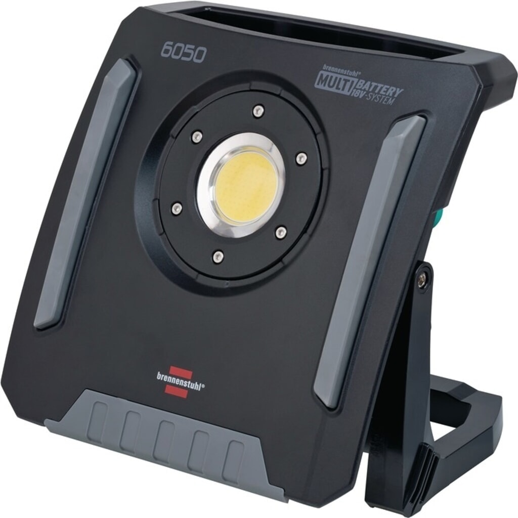 brennenstuhl LED-Hybrid-Baustrahler 6050 MH, 61,6 W 6200 lm, 5 m H07RN-F 2X1,0 Produktabbildung: brennenstuhl LED-Hybrid-Baustrahler 6050 MH, 61,6 W 6200 lm, 5 m H07RN-F 2X1,0