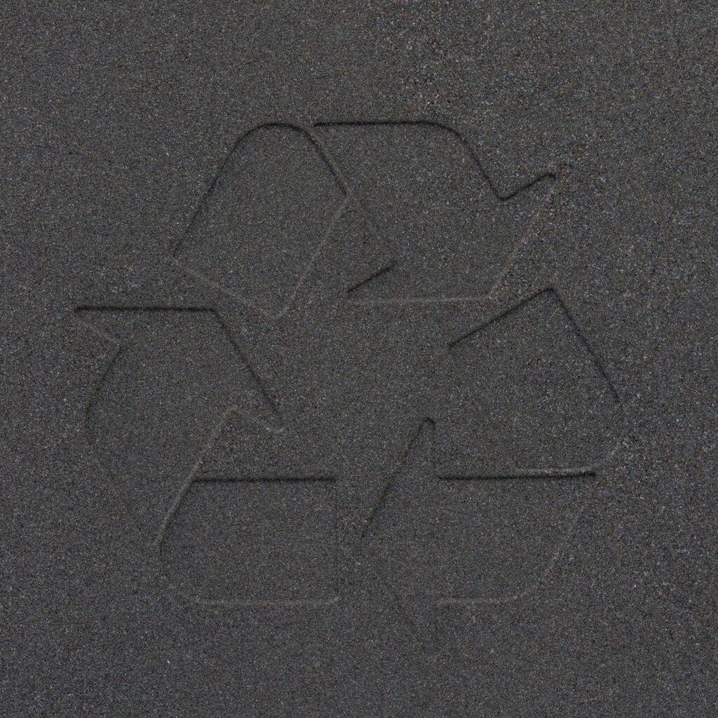 Produktabbildung Nr. 9: BRICKBIN Abfallbehälter für Plastik, aus recyceltem Kunststoff, 65 Liter, quadratisch, grau/orange