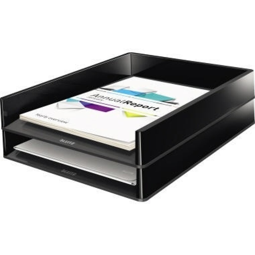 Leitz Briefkorb Duo Colour 53610095 schwarz Produktabbildung Nr. 3: Leitz Briefkorb Duo Colour 53610095 schwarz