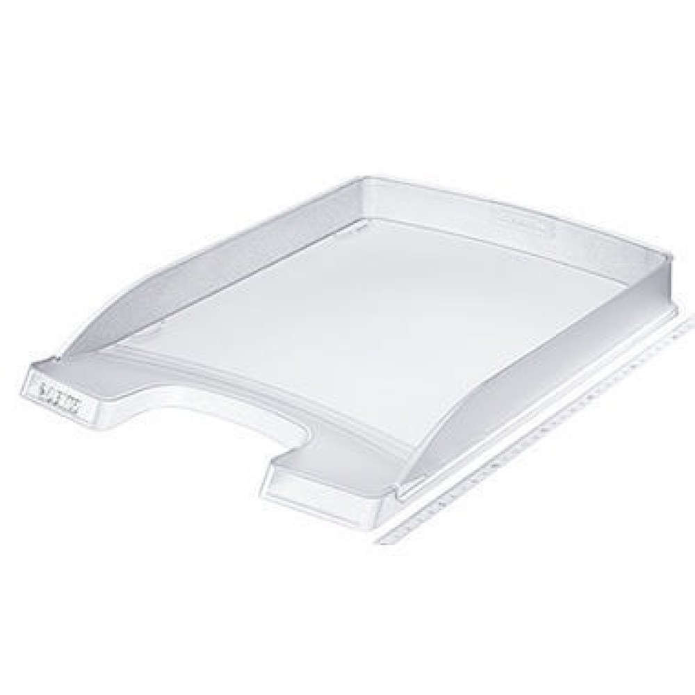 Produktabbildung: Leitz Briefablage Flach Plus 52370003 DIN A4 stapelbar PS frost