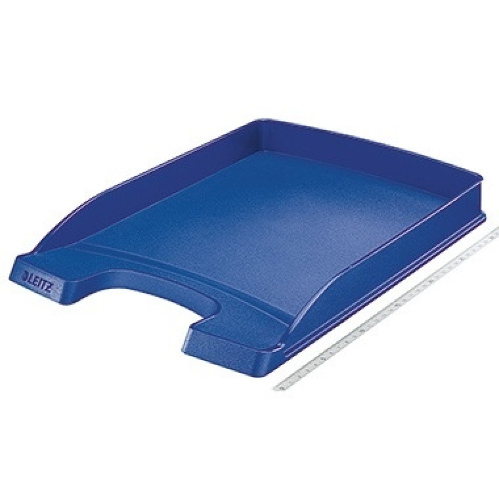 Produktabbildung: Leitz Briefablage Flach Plus 52370035 DIN A4 stapelbar PS bl