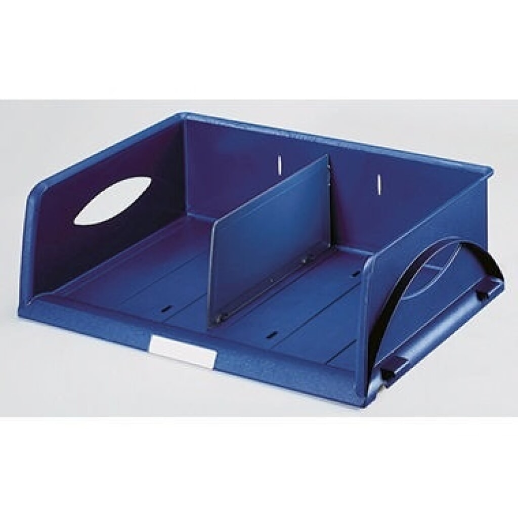 Leitz Briefablage Sorty 52300035 DIN A4/C4 quer PS blau Produktabbildung: Leitz Briefablage Sorty 52300035 DIN A4/C4 quer PS blau