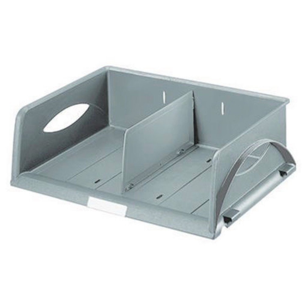 Produktabbildung: Leitz Briefablage Sorty 52300085 DIN A4/C4 quer PS grau