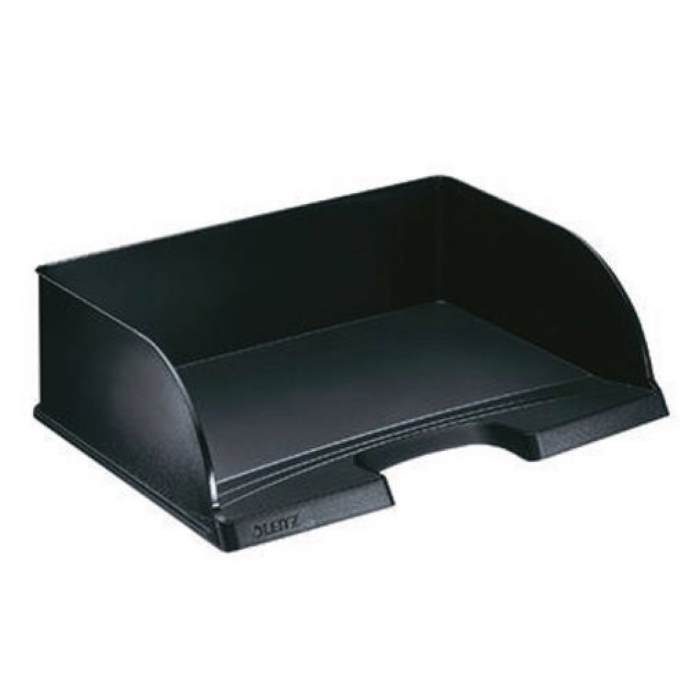 Produktabbildung: Leitz Briefablage Jumbo Plus 52190095 DIN A4 quer PS schwarz