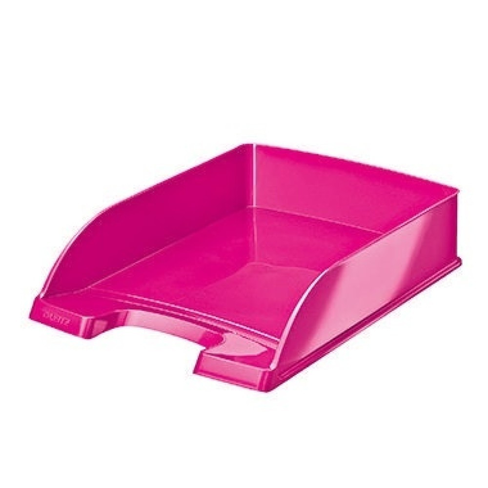 Produktabbildung Nr. 1: Leitz Briefablage WOW Plus 52263023 DIN A4 stapelbar PS pink metallic