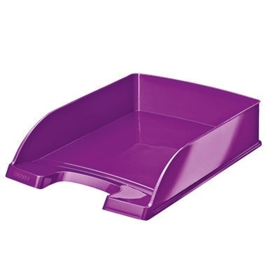 Produktabbildung: Leitz Briefablage WOW Plus 52263062 DIN A4 stapelbar PS violett