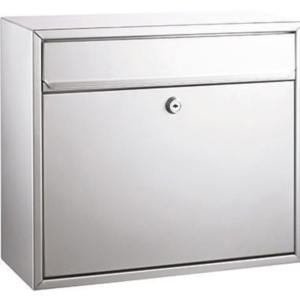 Produktabbildung: ALCO Briefkästen silber 36x31x15cm