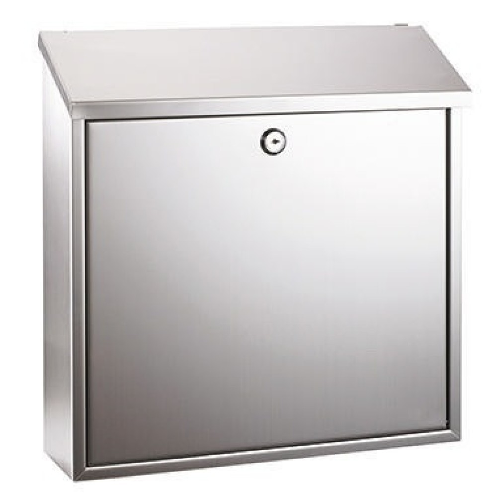 Produktabbildung: ALCO Briefkästen edelstahl Abdeck ung oben 36x36x10cm ROSTFREI