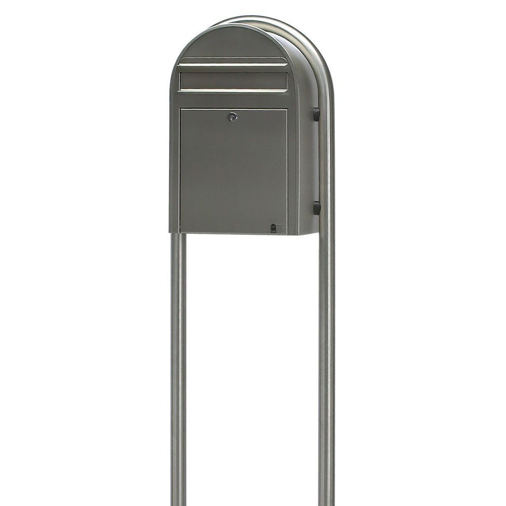 Produktabbildung Nr. 2: Briefkasten Bobi mit Einwurföffnung, HxBxL 500 x 320 x 210 mm, Edelstahl