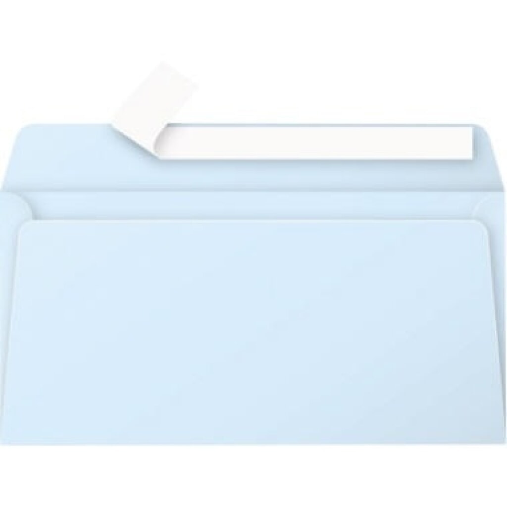 Clairefontaine Briefumschlag Pollen 5465C DL blau 20 St./Pack. Produktabbildung: Clairefontaine Briefumschlag Pollen 5465C DL blau 20 St./Pack.