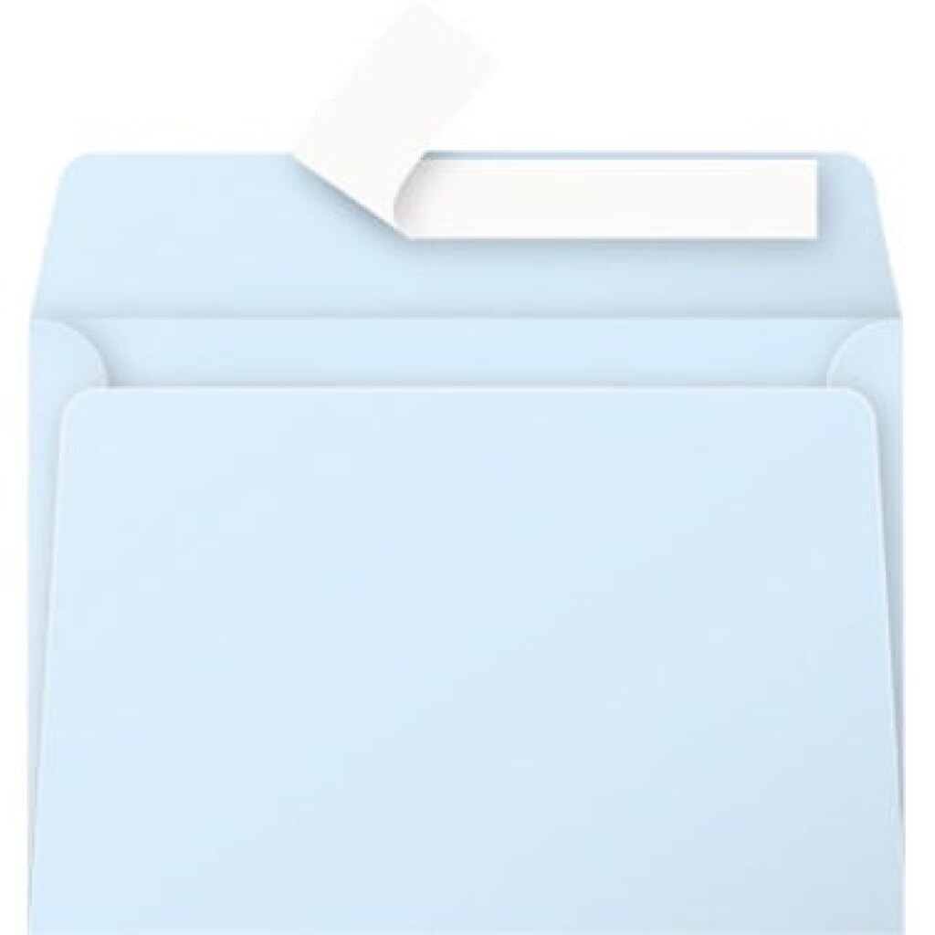 Produktabbildung: Clairefontaine Briefumschlag Pollen 5466C C6 blau 20 St./Pack.