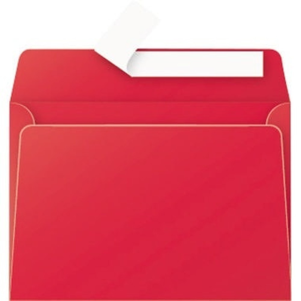 Produktabbildung: Clairefontaine Briefumschlag Pollen 5586C kirschrot 20 St./Pack.