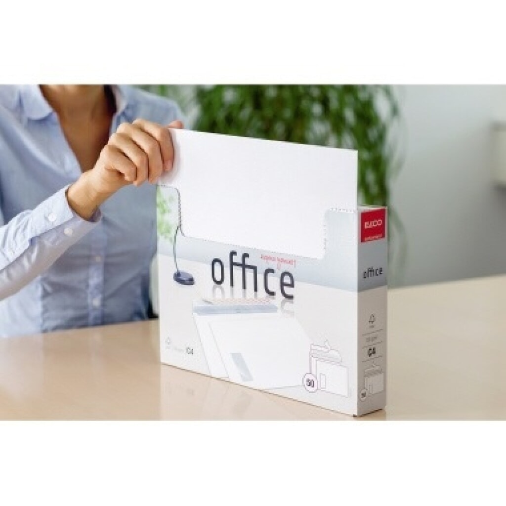 ELCO Briefumschlag Office C4 7452312 mF hk hochweiß 50 St./Pack. Produktabbildung: ELCO Briefumschlag Office C4 7452312 mF hk hochweiß 50 St./Pack.