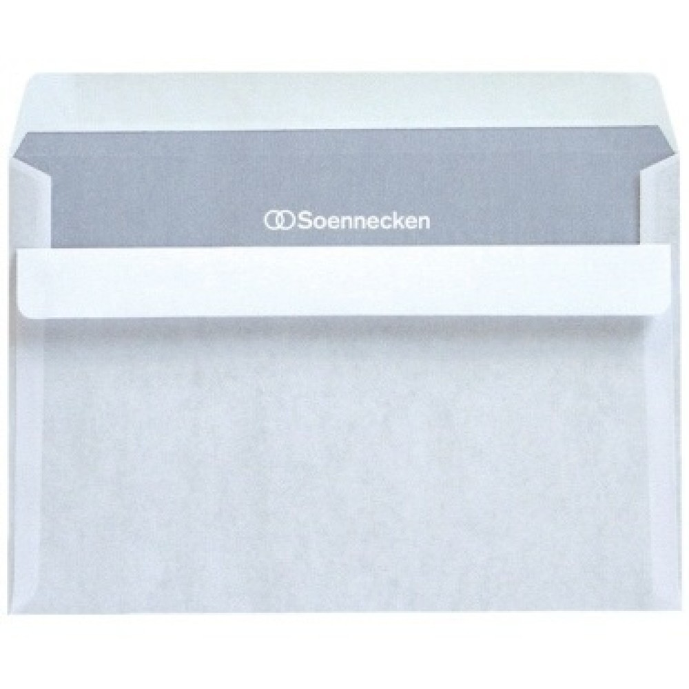 Produktabbildung: Soennecken Briefhülle 1331 C6 oF sk weiß 25 St./Pack.