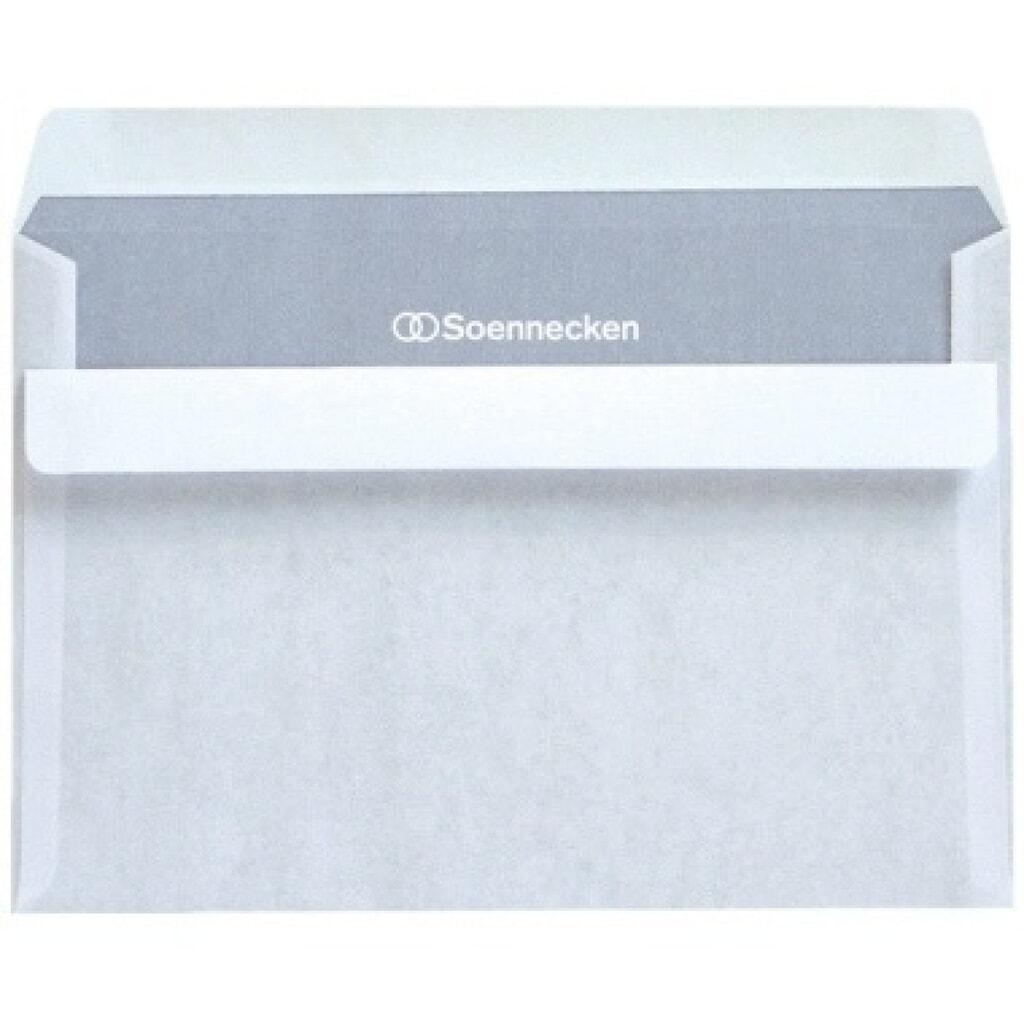 Produktabbildung: Soennecken Briefhülle 1331 C6 oF sk weiß 25 St./Pack.