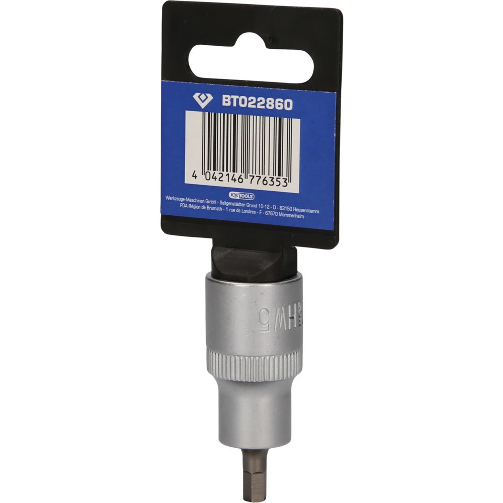 Produktabbildung Nr. 7: BRILLIANT TOOLS 1/2" Innensechskant Bit-Stecknuss, 55 mm lang, 5 mm