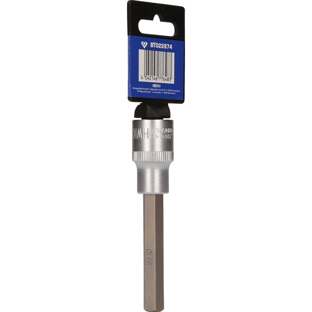 Produktabbildung Nr. 7: BRILLIANT TOOLS 1/2" Innensechskant Bit-Stecknuss, 100 mm lang, 10 mm