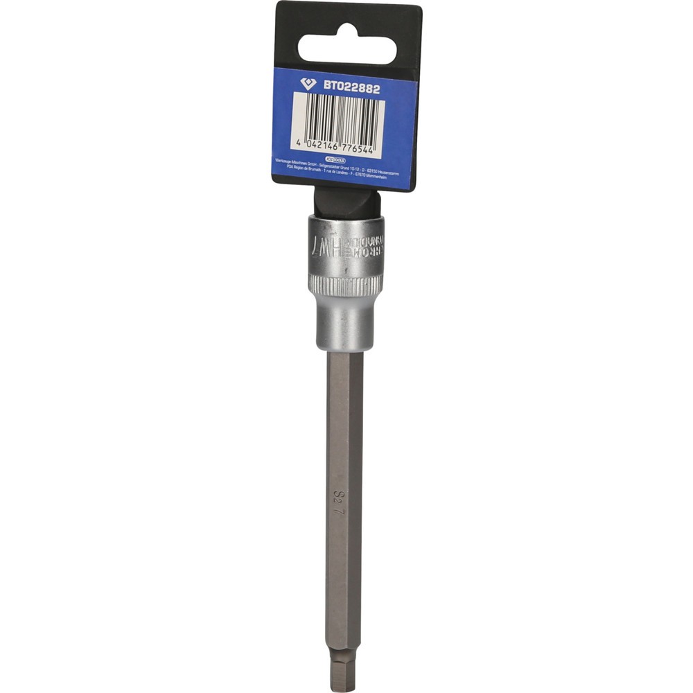 Produktabbildung Nr. 7: BRILLIANT TOOLS 1/2" Innensechskant Bit-Stecknuss, 140 mm lang, 7 mm