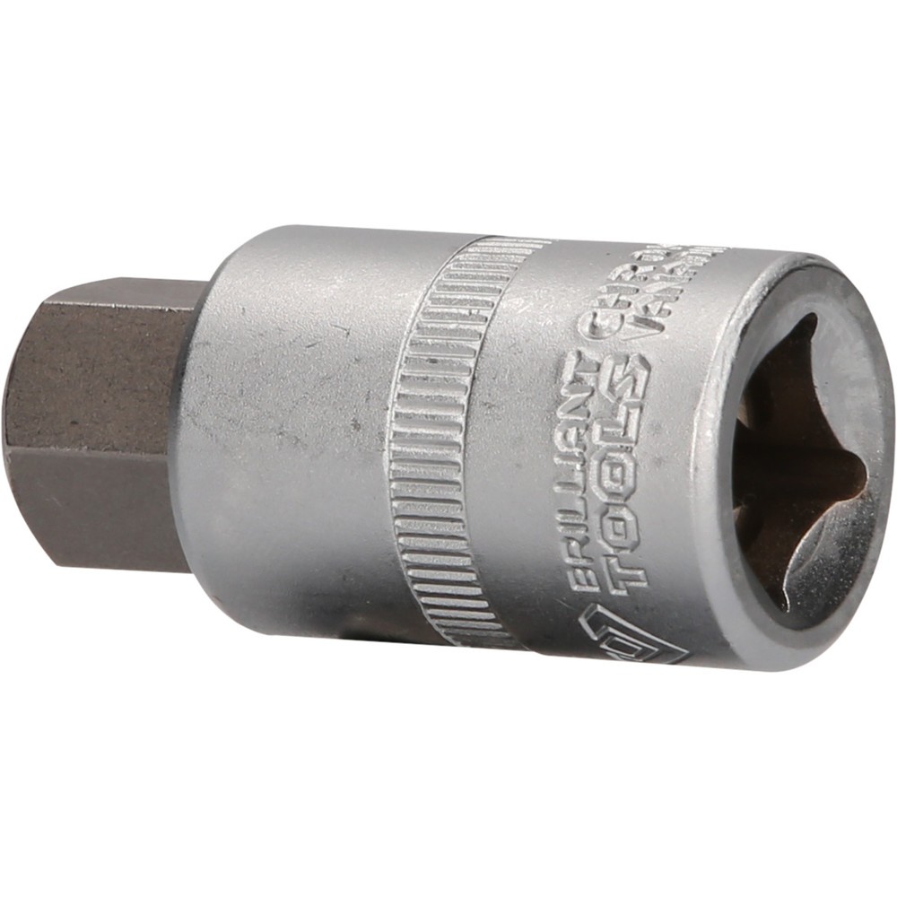 Produktabbildung Nr. 3: BRILLIANT TOOLS 1/2" Innensechskant Bit-Stecknuss, 55 mm lang, 17 mm