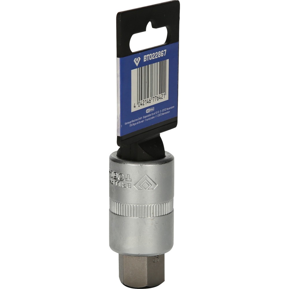 Produktabbildung Nr. 6: BRILLIANT TOOLS 1/2" Innensechskant Bit-Stecknuss, 55 mm lang, 17 mm