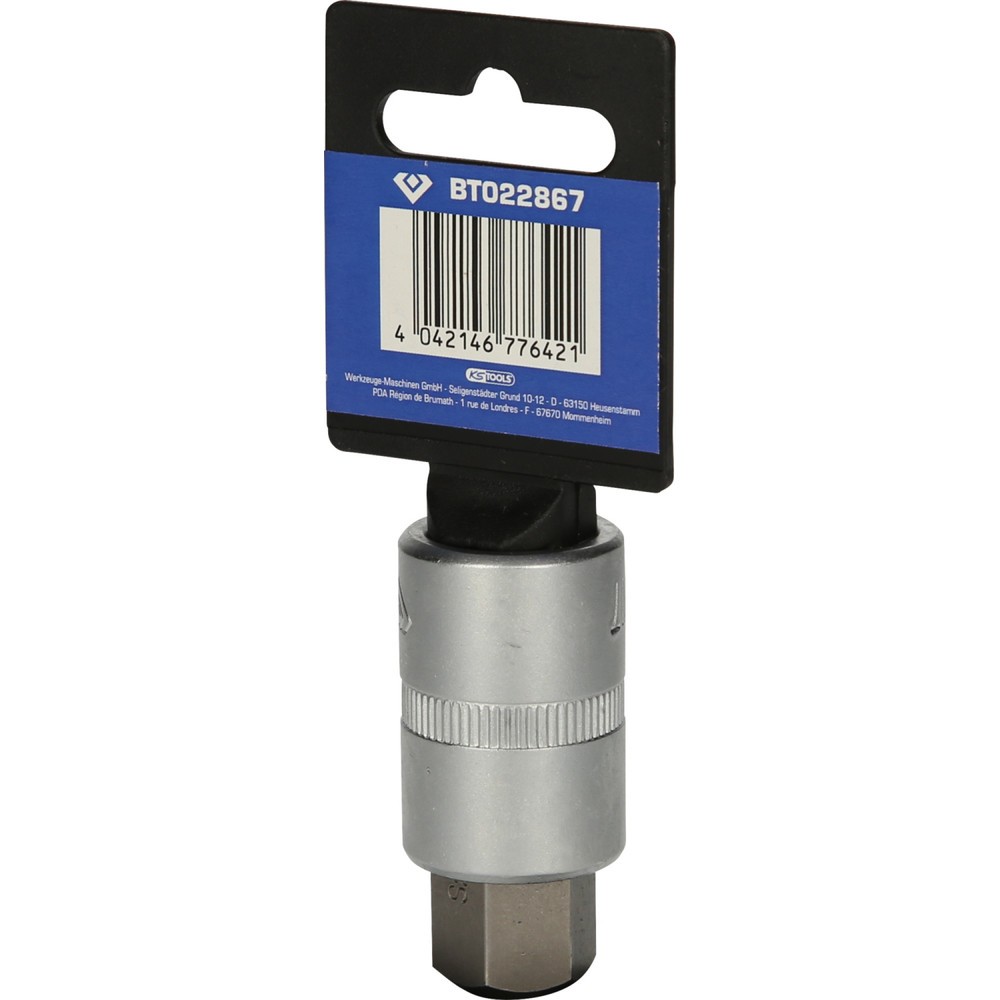 Produktabbildung Nr. 7: BRILLIANT TOOLS 1/2" Innensechskant Bit-Stecknuss, 55 mm lang, 17 mm