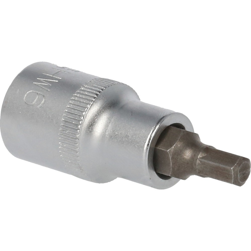 Produktabbildung Nr. 1: BRILLIANT TOOLS 1/2" Innensechskant Bit-Stecknuss, 55 mm lang, 6 mm