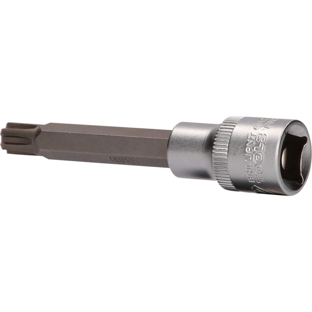 Produktabbildung Nr. 3: BRILLIANT TOOLS 1/2" RIBE-Bit-Stecknuss, 100 mm lang, M10
