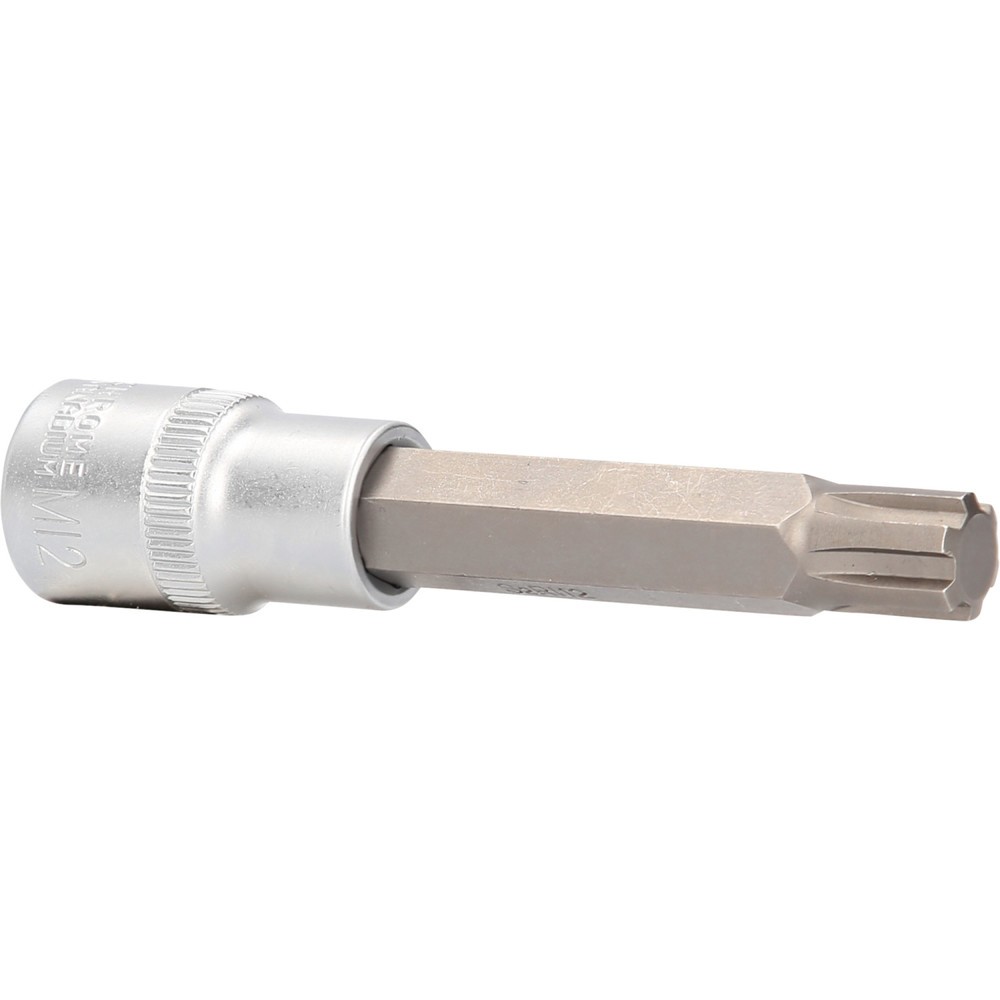 Produktabbildung Nr. 1: BRILLIANT TOOLS 1/2" RIBE-Bit-Stecknuss, 100 mm lang, M12