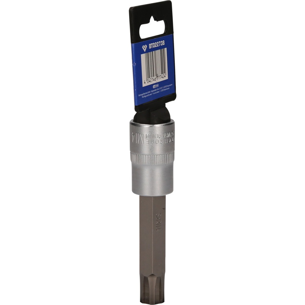 Produktabbildung Nr. 6: BRILLIANT TOOLS 1/2" RIBE-Bit-Stecknuss, 100 mm lang, M14