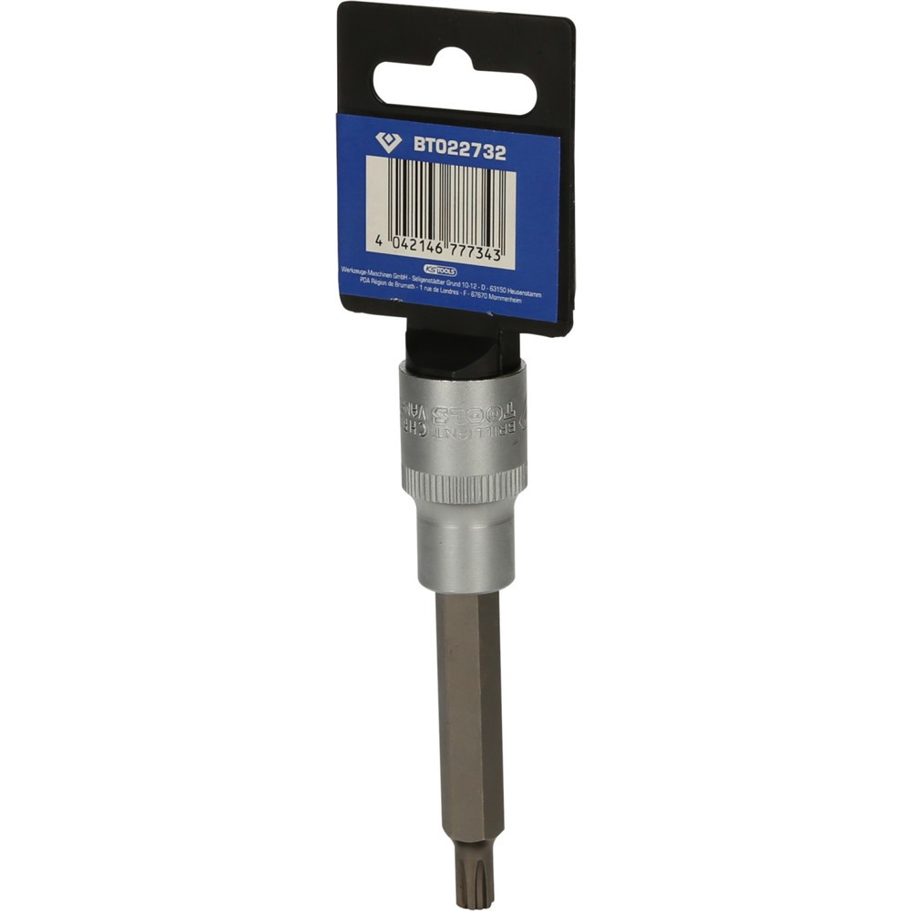 Produktabbildung Nr. 7: BRILLIANT TOOLS 1/2" RIBE-Bit-Stecknuss, 100 mm lang, M7