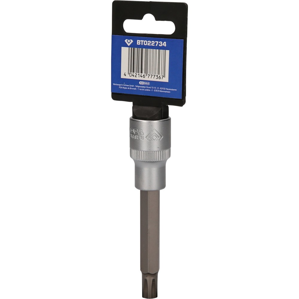 Produktabbildung Nr. 7: BRILLIANT TOOLS 1/2" RIBE-Bit-Stecknuss, 100 mm lang, M9