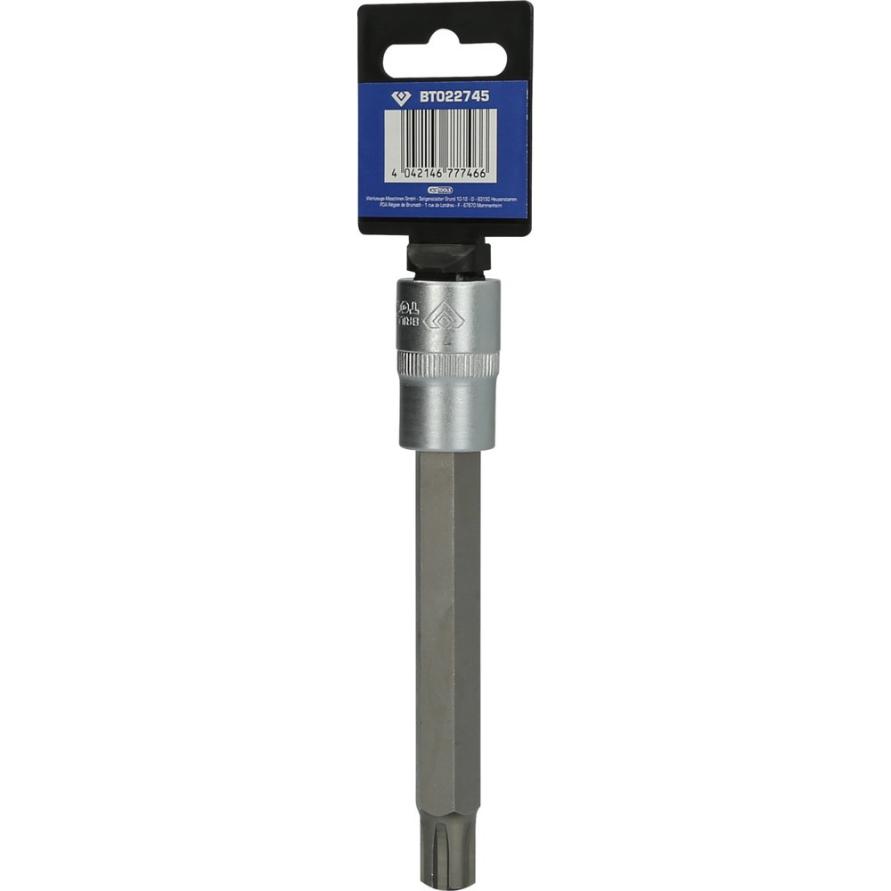 Produktabbildung Nr. 7: BRILLIANT TOOLS 1/2" RIBE-Bit-Stecknuss, 140 mm lang, M13