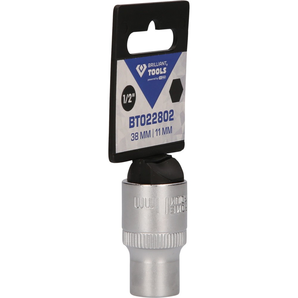 Produktabbildung Nr. 8: BRILLIANT TOOLS 1/2" Sechskant-Stecknuss, 11 mm