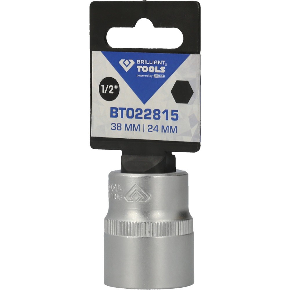 Produktabbildung Nr. 5: BRILLIANT TOOLS 1/2" Sechskant-Stecknuss, 24 mm