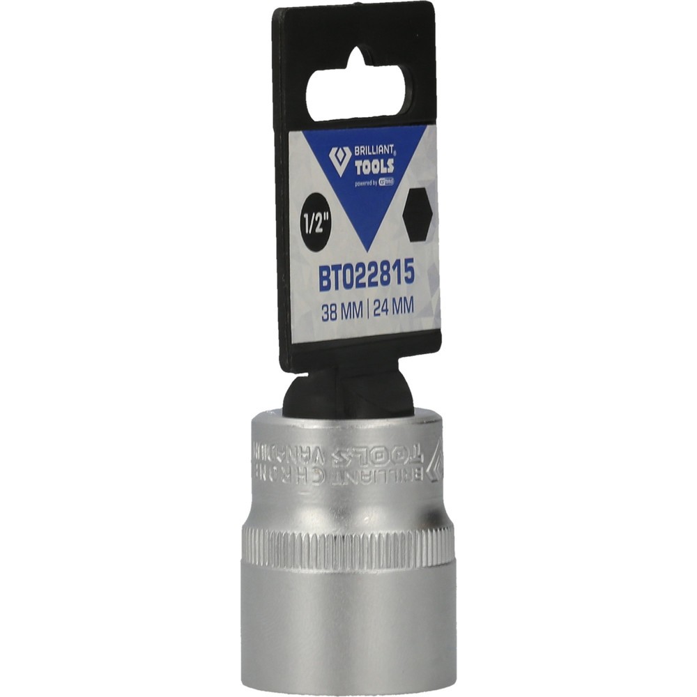 Produktabbildung Nr. 8: BRILLIANT TOOLS 1/2" Sechskant-Stecknuss, 24 mm