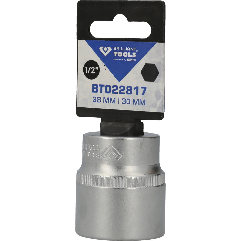 Produktabbildung Nr. 5: BRILLIANT TOOLS 1/2" Sechskant-Stecknuss, 30 mm