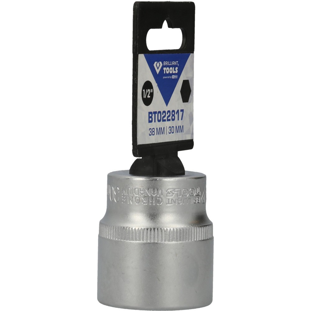 Produktabbildung Nr. 8: BRILLIANT TOOLS 1/2" Sechskant-Stecknuss, 30 mm