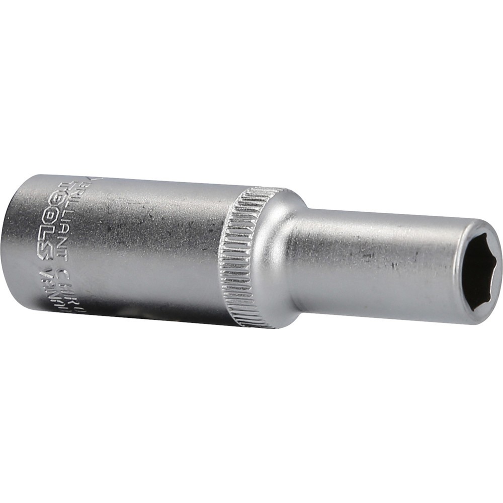 Produktabbildung: BRILLIANT TOOLS 1/2" Sechskant-Stecknuss, lange Ausführung, 10 mm