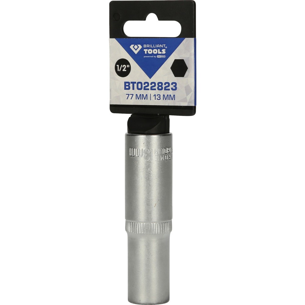 Produktabbildung Nr. 6: BRILLIANT TOOLS 1/2" Sechskant-Stecknuss, lange Ausführung, 13 mm