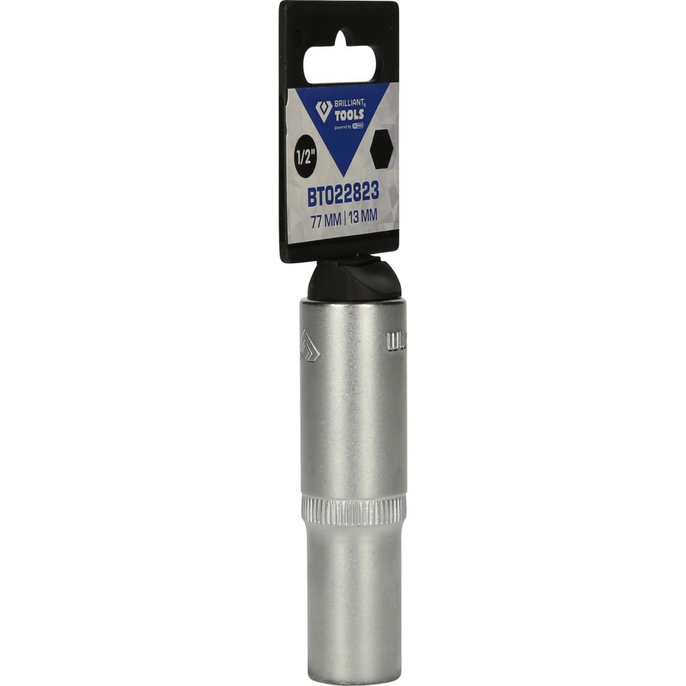 Produktabbildung Nr. 9: BRILLIANT TOOLS 1/2" Sechskant-Stecknuss, lange Ausführung, 13 mm