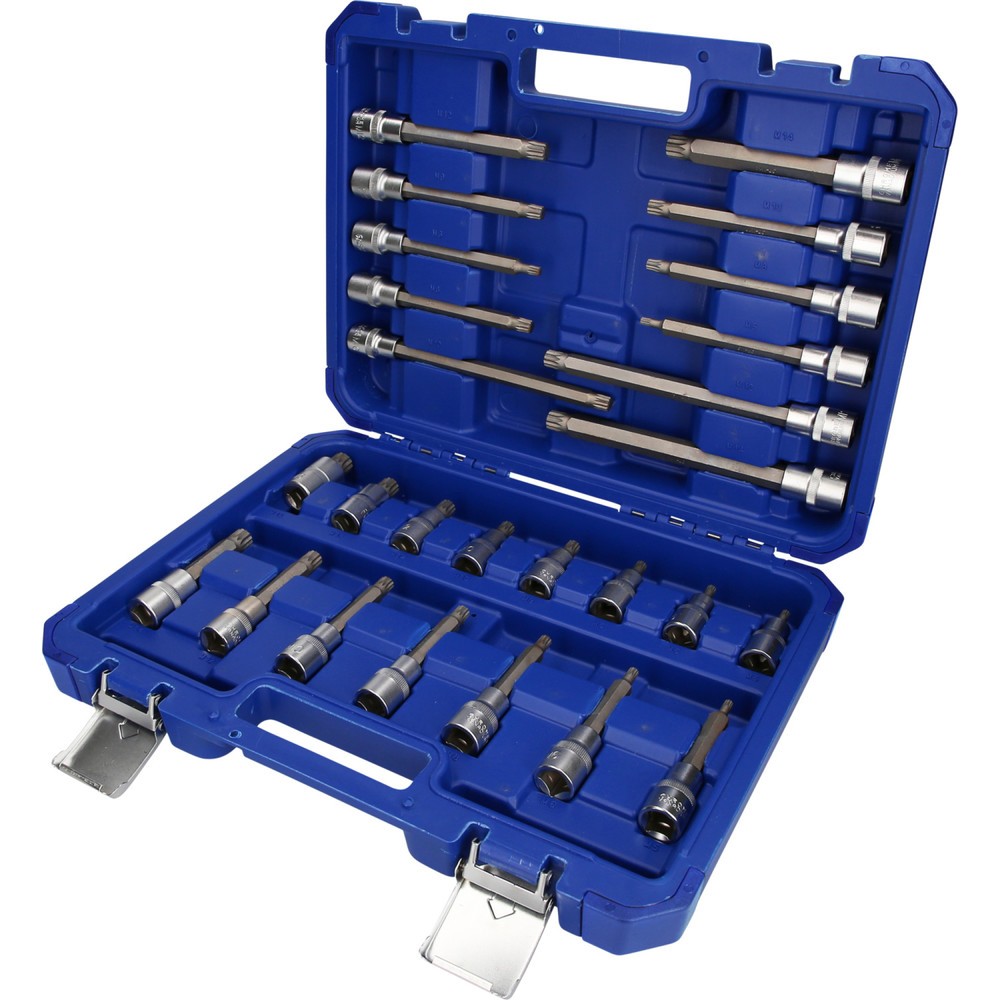 Produktabbildung Nr. 2: BRILLIANT TOOLS 1/2" Steckschlüssel-Satz, 26-tlg, Vielzahn-Profil, XZN