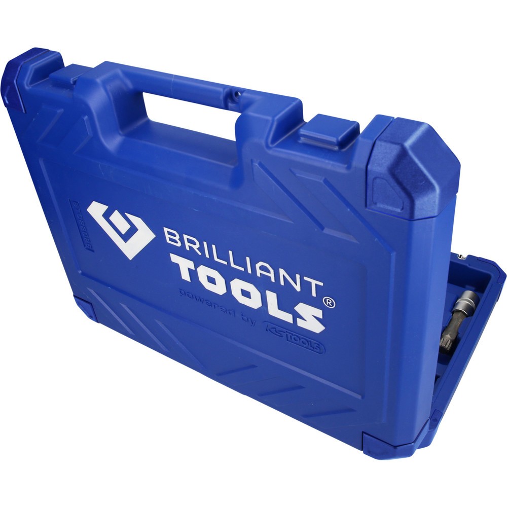 Produktabbildung Nr. 4: BRILLIANT TOOLS 1/2" Steckschlüssel-Satz, 26-tlg, Vielzahn-Profil, XZN