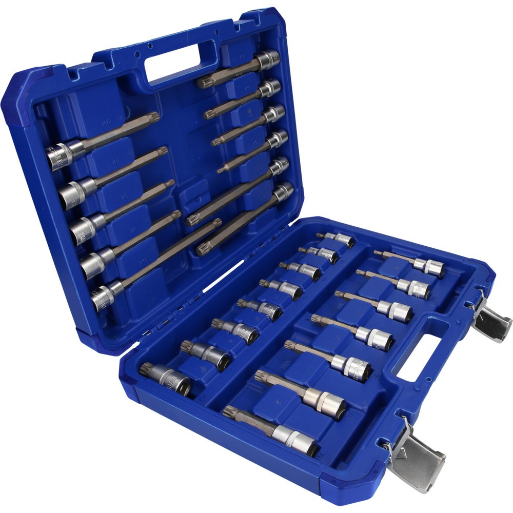 Produktabbildung Nr. 5: BRILLIANT TOOLS 1/2" Steckschlüssel-Satz, 26-tlg, Vielzahn-Profil, XZN