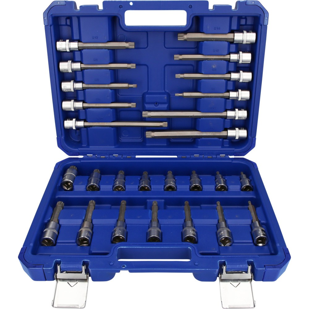 Produktabbildung Nr. 8: BRILLIANT TOOLS 1/2" Steckschlüssel-Satz, 26-tlg, Vielzahn-Profil, XZN