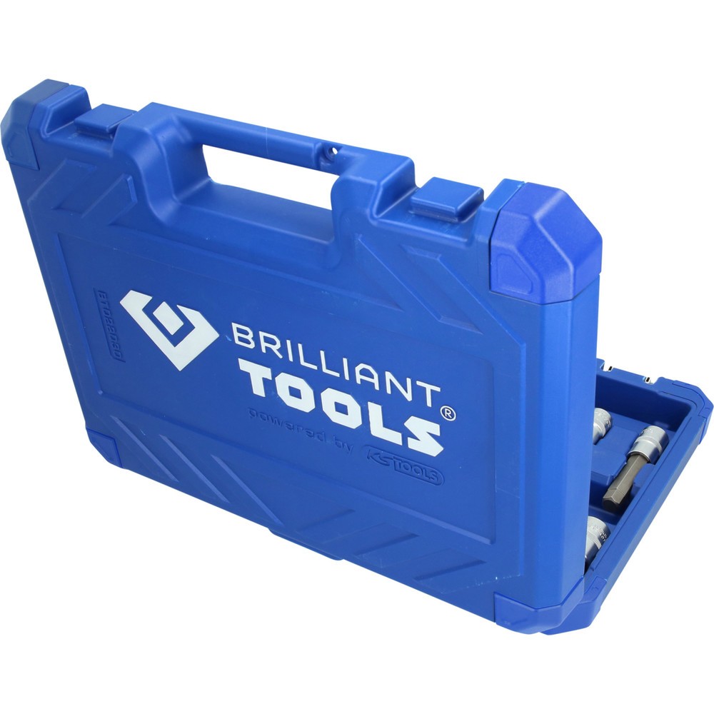 Produktabbildung Nr. 4: BRILLIANT TOOLS 1/2" Steckschlüssel-Satz, 30-tlg, Innensechskant-Profil