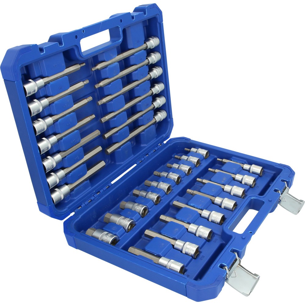 Produktabbildung Nr. 5: BRILLIANT TOOLS 1/2" Steckschlüssel-Satz, 30-tlg, Innensechskant-Profil