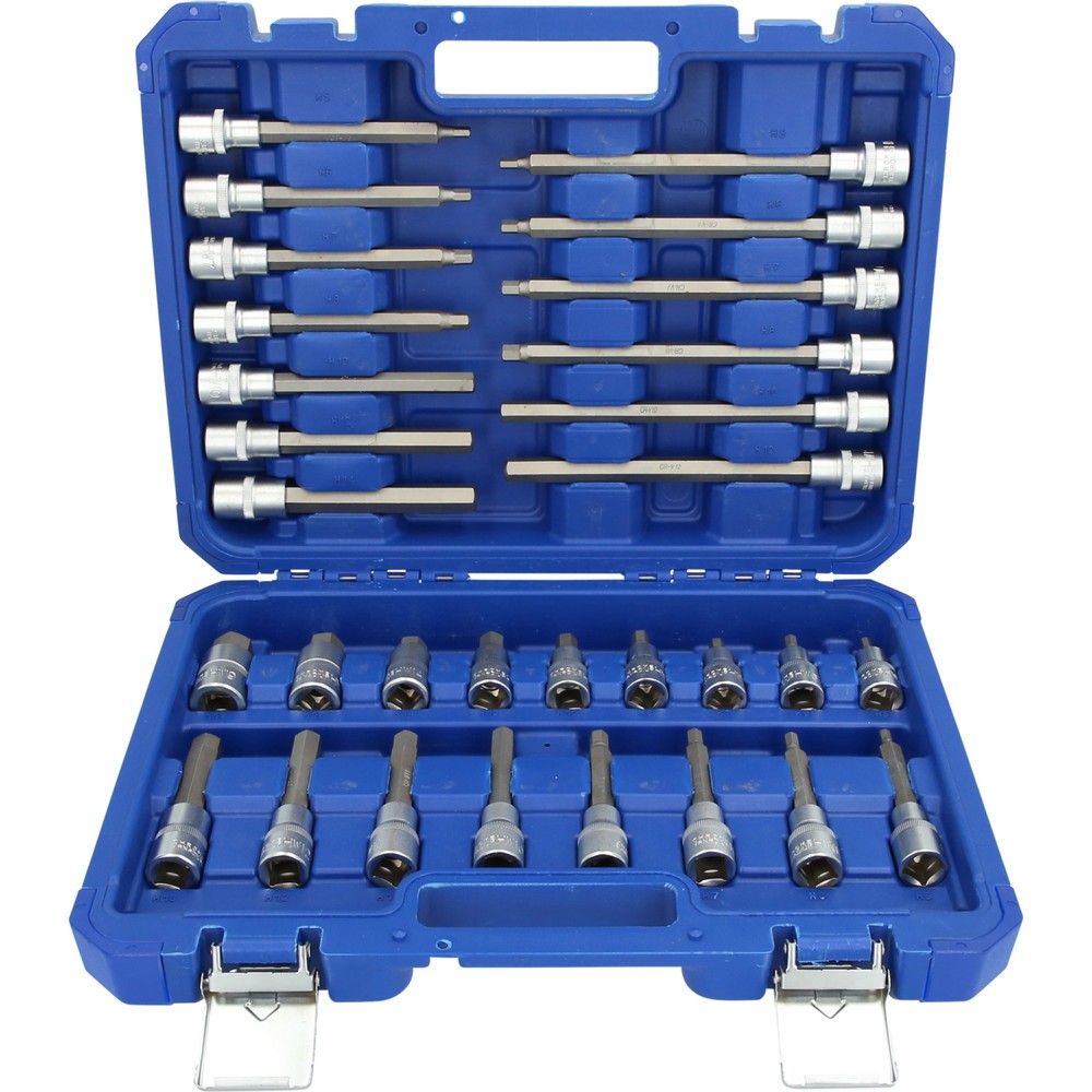 Produktabbildung Nr. 8: BRILLIANT TOOLS 1/2" Steckschlüssel-Satz, 30-tlg, Innensechskant-Profil