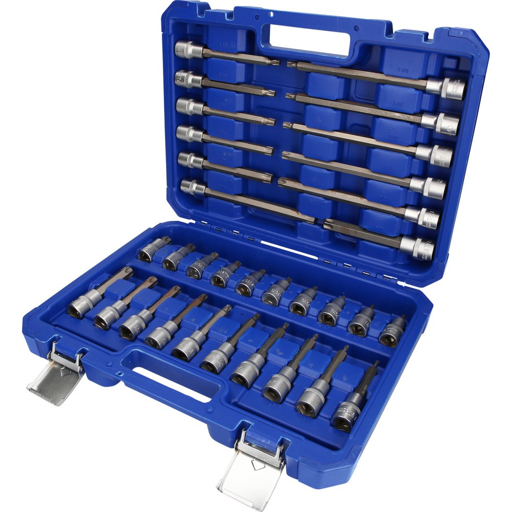 Produktabbildung Nr. 2: BRILLIANT TOOLS 1/2" Steckschlüssel-Satz, 32-tlg, Torx-Profil